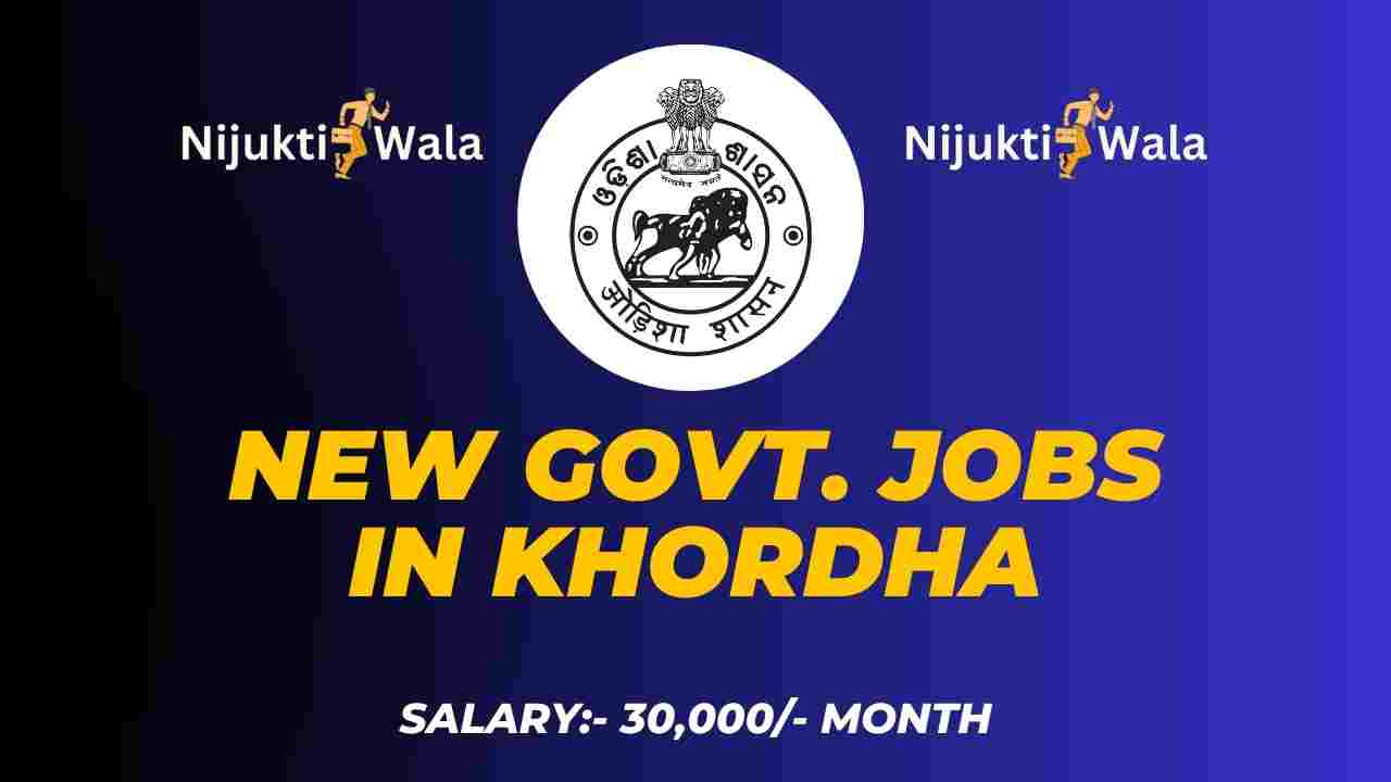 jobs in khordha